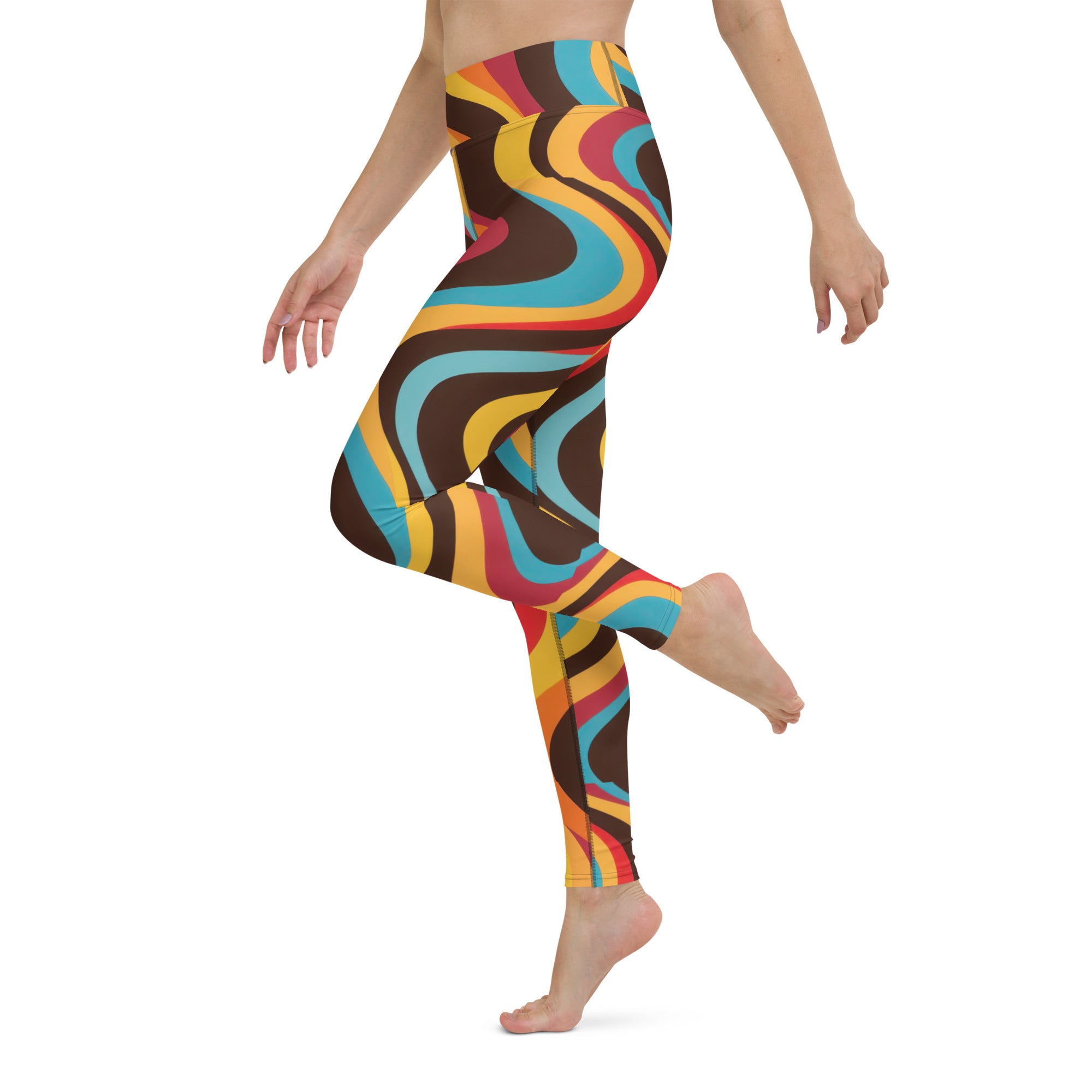 70s Groovy Yoga Leggings
